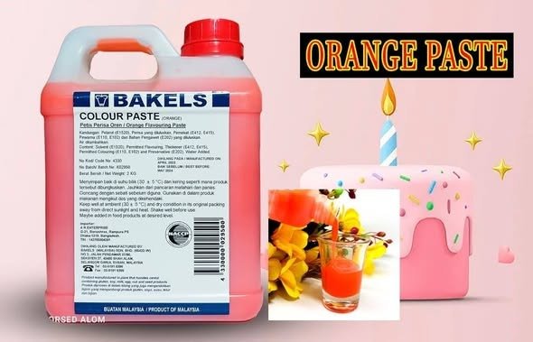 Bakels Orange Paste / Emulsion – 100g