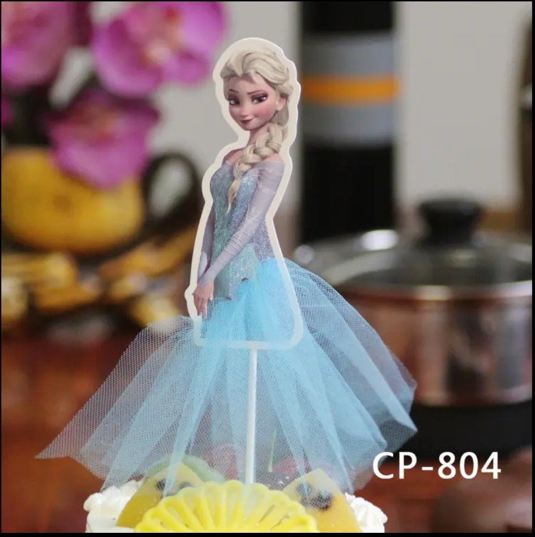 Frozen Elsa Paper Cake Topper – 8″ Height (CP-804)