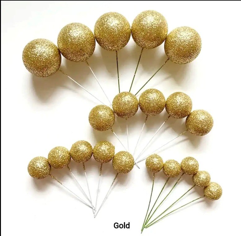 Golden Glitter Decoration Ball
