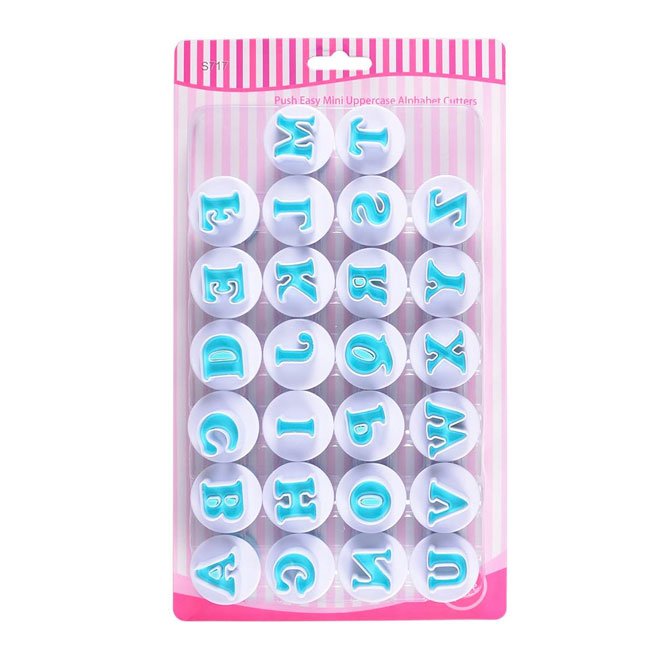 26 Pcs Fondant Letter Cutter Mold