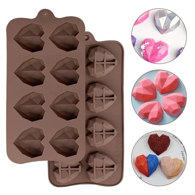 8 Cavity Diamond Pinata Silicone Chocolate Mold