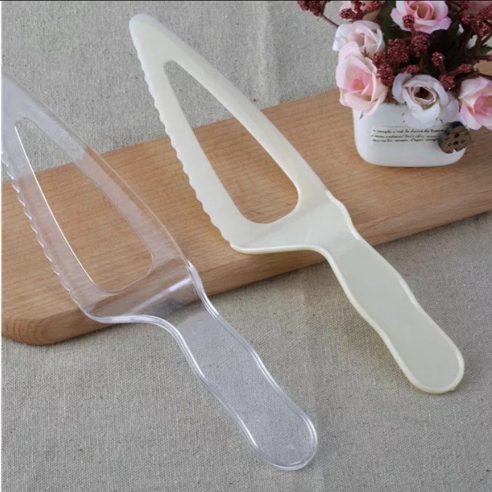 Cake Cutting Knife – 12 Piece Set (Transparent)