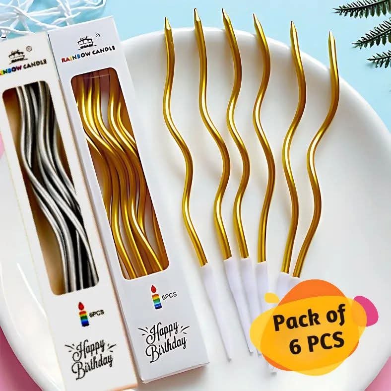 Rainbow Candle 6pcs Set