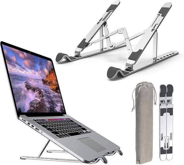 Aluminum Alloy Adjustable Laptop Stand (10–17 Inch)